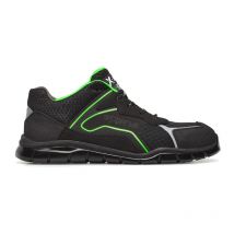 Exena - Zapatos de seguridad XR66 Ruta S1P src - 43 (eu) - Negro /Verde