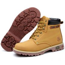 Kaejyiut - Zapatos de seguridad Powerplant S3 High - Amarillo - 43