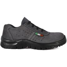 Lewer - Zapatos de seguridad 3101 S1P src - 45 (eu) - Gris oscuro