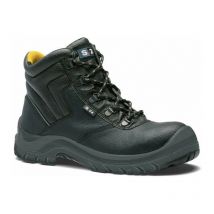 S 24 Bossi Industrie - Zapatos de seguridad S24 boa S3 - Piel negra granulada - Talla 40 - 5132