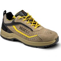 Marca - Sparco 07538TAGI Indy Colton esd S1PS sr Zapato de seguridad Bronceado/Amarillo 46