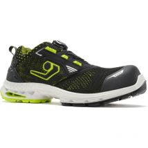 Base Protection - Zapatos de trabajo Base Stockholm B1708A S1PS esd sc lg fo sr Boa - 42 (eu) - Negro /Verde