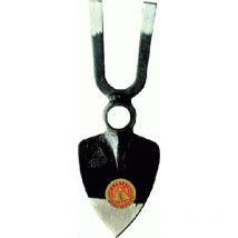 Zappa cuore bidente occhio tondo 229 Orsatti acciaio forgiato gr 550 mm 75X300 sm.mm 32