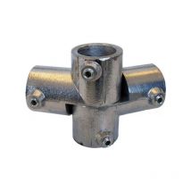 ZAR - Codo 3 bocas 1" ajustable 90o y 180o