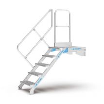Zarges Podesttreppe 60° 800mm Stufenbreite 17 Stufen