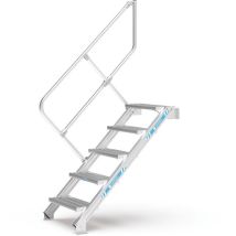 Zarges Treppe 60° 600m Stufenbreite 17 Stufen