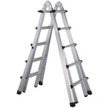 Variotec v 4 x 4 Rung 4-Part TradeTelescopic Ladder - Zarges