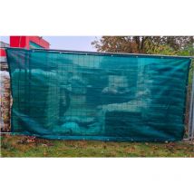 Zaunnetz 150g/m² Grün – 1,80 x 3,65 m, Sichtschutz & Zaunblende für Bauzaun