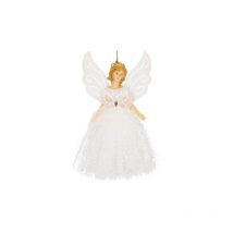 Zawieszka choinkowa 20 cm, aniołek wiszący, ozdoba na choinkę Colgante de árbol de Navidad de 20 cm, ángel colgante, adorno para el árbol de Navidad.