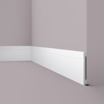 Zócalo NMC FD20 WALLSTYL Noel Marquet Moldura decorativa Perfil de estuco diseño atemporal clásico blanco 2 m