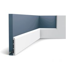 Orac - Zócalo Decor SX184 axxent cascade Zócalo Multifuncional Elemento decorativo para pared diseño moderno blanco 2 m