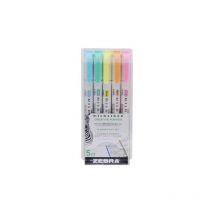 Zebra - Mildliner Twin Tip Highlighter Marker Assorted Pastel (Pack 5) 2597 - Assorted