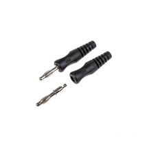 Zehnder - 103-4981 - 5 x Fiches Banane 4mm m'le 50V 16A - Noir
