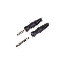 Zehnder - 103-4981 - 5 x Banana Plugs 4mm male 50V 16A - Black