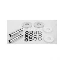 Zehnder - Accessoires - Jeu de capuchons pour recouvrir le raccord au radiateur, acier inoxydable 853650
