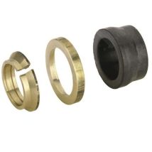 Accessoires - Raccord à collier pour tuyaux en cuivre, 2 pièces, diamètre 15 mm, laiton 842110 - Zehnder