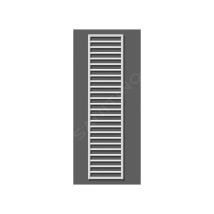 Zehnder Subway - Radiateur de salle de bains 1837 x 450 mm, droit, raccord central 50 mm, chromé SUBC-180-045