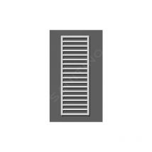 Zehnder Gmbh - Zehnder Subway - Radiateur de salle de bains 1261 x 600 mm, droit, raccordement central 50 mm, laqué blanc SUB-130-060