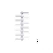 Zehnder Gmbh - Termoarredo zehnder yucca h. 1340 bianco largh. cm 50