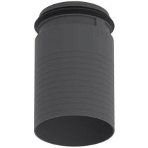 Comfocase Verlängerung Dn125 Für Tva Und Clrf, Länge 160mm, Schwarz, Polymer - Zehnder