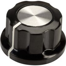 SCI - RN-99E(6.4mm) RN-99E(6.4mm) Drehknopf Schwarz, Weiß (ø x h) 22.9 mm x 12.7 mm 1 St.