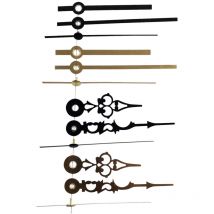 Zeigersatz Standard Schwarz Rund