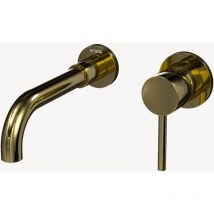 Lookshop - Wand-Waschtischmischer Golden - Rabe