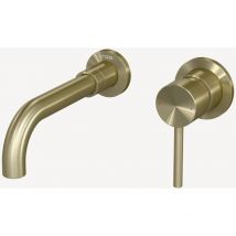 Wand-Waschtischmischer Vergoldet gebürstet - Corbeau