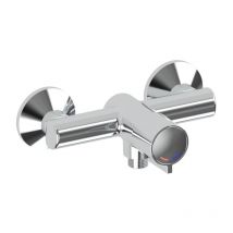 Zeitgesteuerte Brausebatterie 25 Sek. mit Blockierverhinderer Serie minimal Idral 08537-30F Verchromt - Messing