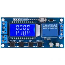 Zeitrelais, 5 v, 12 v, 24 v, Delay Controller Board Delay Off Zyklustimer 0,01 s - 9999 min Auslös Schaltuhr Relais Modul ein/ Ausgeschalten mit