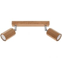 Zeke 2 oak ceiling lamp