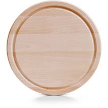 Planche à découper ronde en bois de hêtre, ø 25 cm