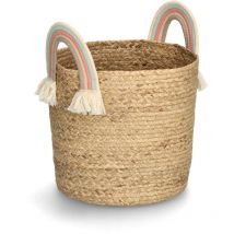 Geflochtener Aufbewahrungskorb aus Seegras, ø 35 cm