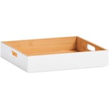 Boîte De Rangement En Bambou 30 X 27 X 6 Cm