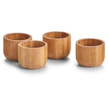 Porte-œufs En Bambou, Ø 5 Cm, Ensemble De 4