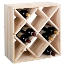 Zeller Weinregal, Naturholz "raute"