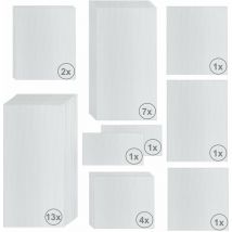 Hohlkammerstegplatten Set 31-teilig 6 mm Ersatz Gewächshausplatten - Zelsius