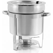 Mahlzeit - Edelstahl Chafing Dish, 10 Liter, rund