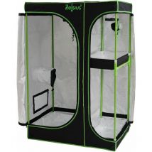 Grow Tent 120 x 90 x 145 cm nero/verde Coltivazione di piante da interno - Zelsius