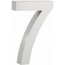 Número de casa 7 de acero inoxidable - Zelsius
