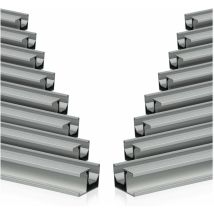 Zelsius - Universal Aluminium Montageschiene 150 Cm Für Solarmodule, Befestigungsschiene, 16 Stück