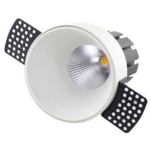 Spot Led Encastrable Trimless D82 15w Blanc Sablé Zambelis - 36 ° - Blanc Chaud - 3000k