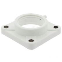 Flanschlagergehäuse TF204 -white 47 mm viereckig