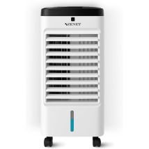 Zenet Zet-483 Mobile Klimaanlage Ohne Abluftschlauch – 4-in-1 Luftkühler Mit Luftbefeuchter, Luftreiniger & Ventilator – 65w, 3l Wassertank, 