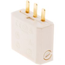 DCL-Stecker 2P+T für Aufputz- und Deckenanschlussdose für Leiter von 0,5 bis 1mm² Zenitech