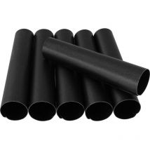 7725 Set da 6 Cilindri per Cannoli, Acciaio, Nero, 6.5 x 1,7 x 1,3 cm - Zenker