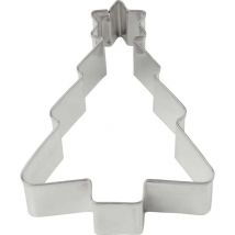 Ausstecher Tanne mit Stern 8,5 x 6 x 2 cm Ausstechform Plätzchenform - Zenker