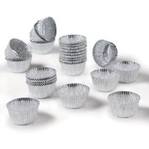 Zenker Set 30 pirottini in alluminio per forno ø 3,5cm (colore: argento), quantità: 1 pezzo