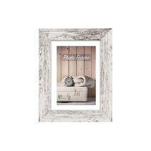 Zep Nelson V21156 - Cornice per foto (legno, 6 pezzi, 15 x 15 cm), colore bianco e marrone