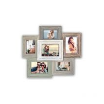 ZEP - Meridien - Fotorahmen (Holz, 69 x 4,2 x 52 cm), grau und weiß